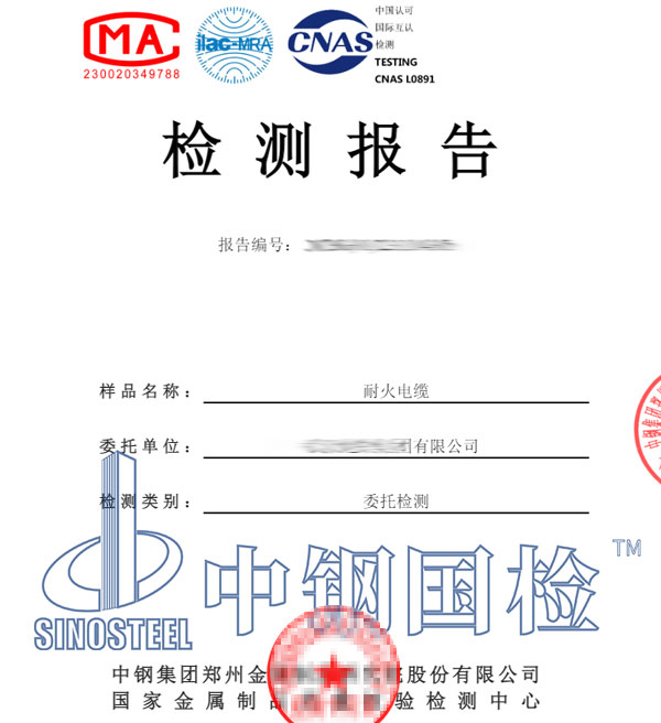 阻燃材料第三方檢測報告