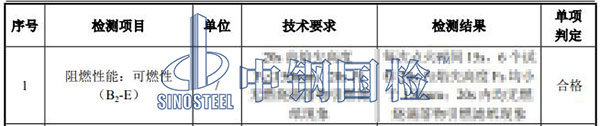 橡膠阻燃檢測結果